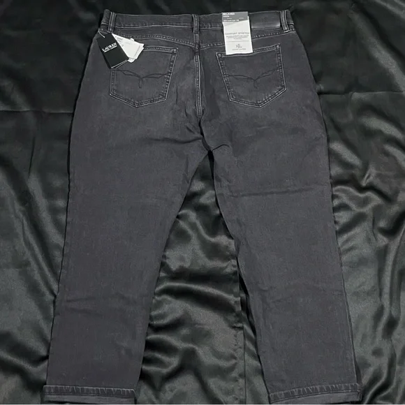 Lauren Ralph Lauren Slim Dark Gray Jeans - Picture 4 of 5